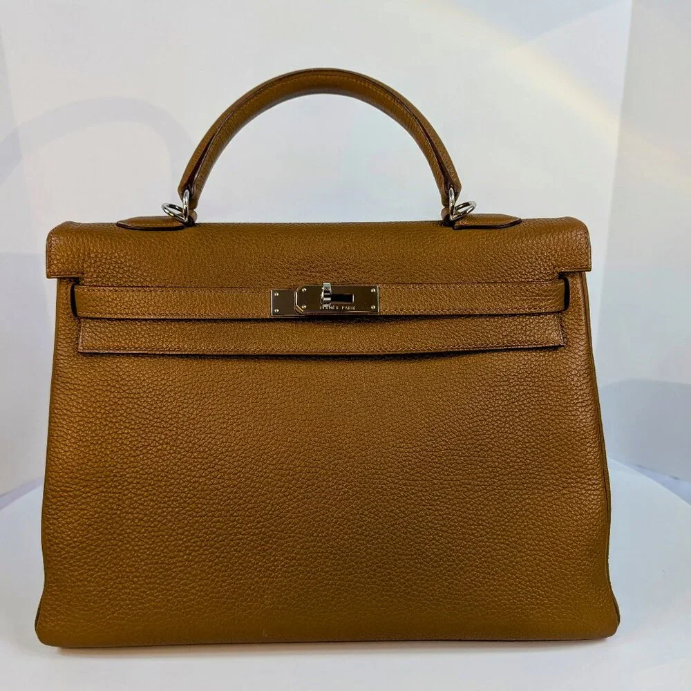 Hermes Kelly 35 Brown Fauve (Fawn) - Picture 1 of 16